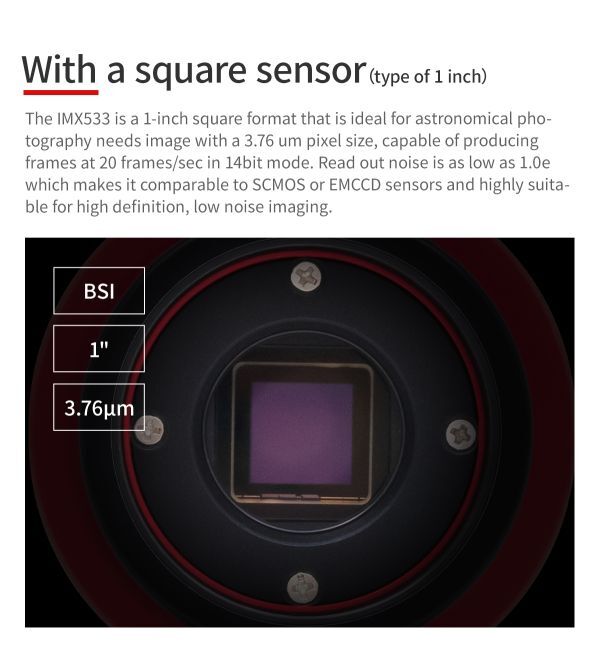 ZWO ASI 533MM Astronomical Telescope Camera [s1191201451]