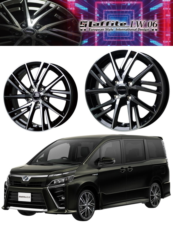 Laffite LW-06 16 inch 6.5J+48 Bridgestone VRX3 205/65R16 Winter 4 Piece Set Yaris Cross Estima [c1093086045]