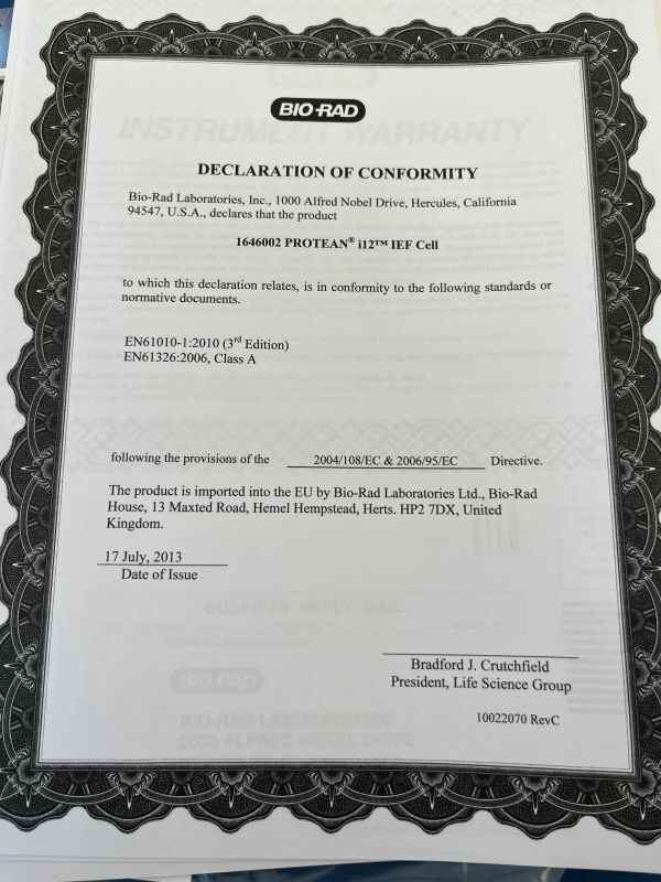 Bio-Rad PROTEAN i12 IEF Cell 2D Electrophoresis System [s1171712046]