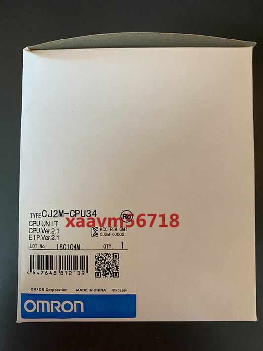 OMRON CJ2M-CPU34 CPU Unit [s1190043977]