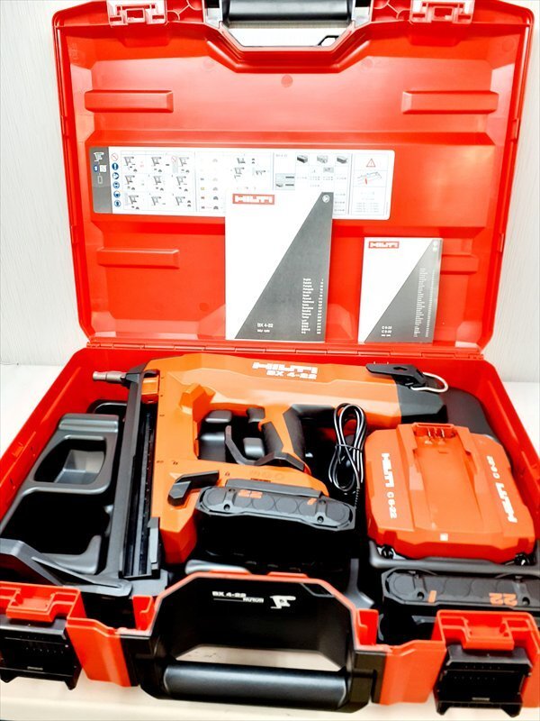 Hilti BX4-22 Nailer 22V 4.0Ah with Charger - 2 Pieces [e1213934546]