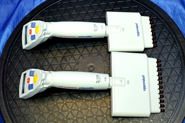 Eppendorf Research Pro Multichannel Pipette Set 20-300uL 5-100uL 0.5-10uL 6 Units [n1235819008]