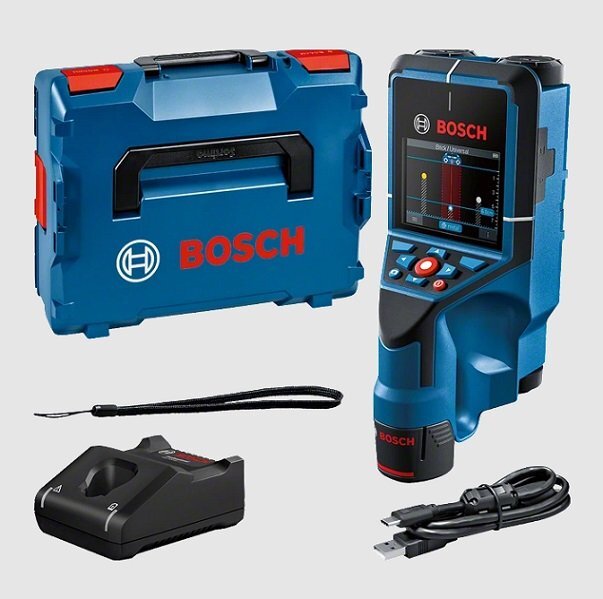 Bosch D-TECT 200JPS Concrete Detector Color Display Max Detection Depth 200mm Metal 80mm Non-Metal Set with Battery and Charger [m1198759580]