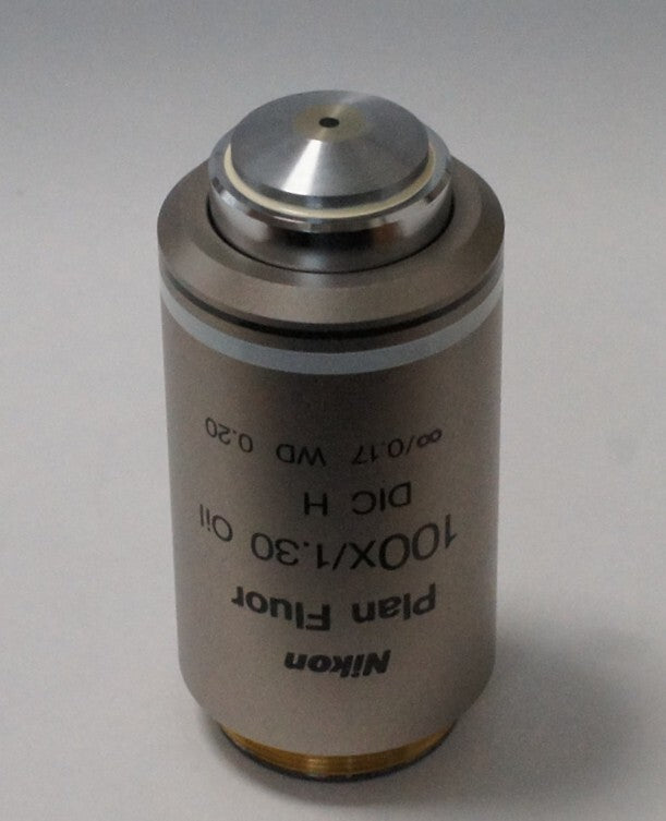 Nikon CFI Plan Fluor 100 Oil DIC H Objective Lens for Eclipse Microscope [h1226956446]