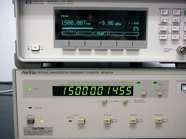 Anritsu MF9630A Optical Wavelength Frequency Meter 600-1600nm [f1048614068]
