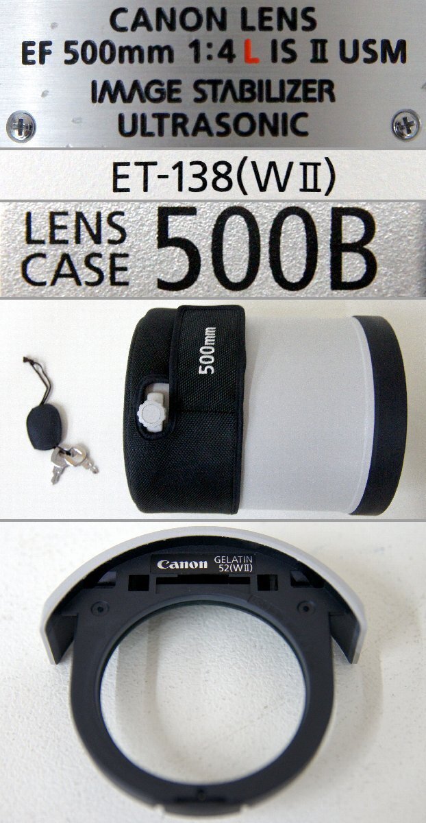 Canon EF500mm F4L IS II USM Super Telephoto Lens with Lens Case [w1213632986]