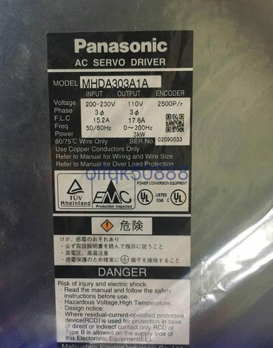 Panasonic MHDA303A1A Servo Driver [u1100739624]