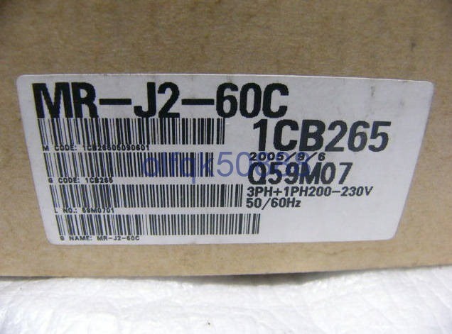 MITSUBISHI MR-J2-60C Servo Amplifier [f1100857825]