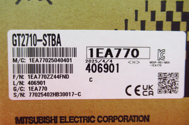 Mitsubishi Electric GT2710-STBA Touch Panel Programmable Display [d1217354330]