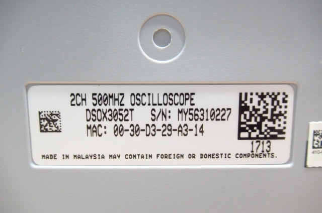 Keysight InfiniiVision DSOX3052T Oscilloscope with 4 Probes (as-is) [b1236365246]
