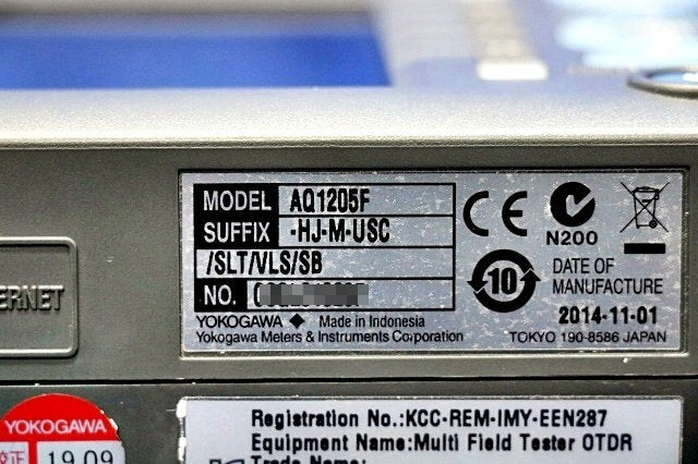 Yokogawa AQ1205F-HJ-M-USC/SLT/VLS/SB Multi-field Tester [p1164988686]