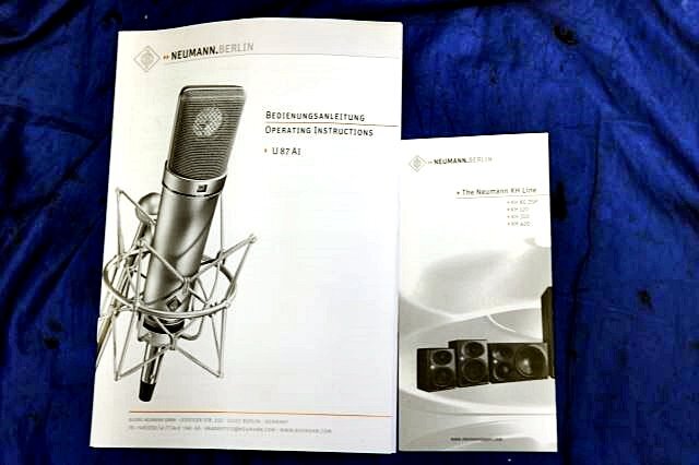 NEUMANN U 87 Ai Condenser Microphone [k1192268174]