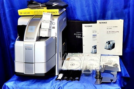 KEYENCE BZ8000 Fluorescent Microscope Objective Lens Set of 3 with Manuals and Software [b1195471050]