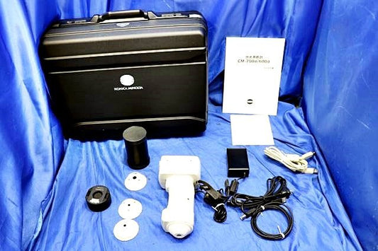 KONICA MINOLTA CM-700d Spectroscopic Colorimeter Carrying Case Manual CD Software [d1197647019]