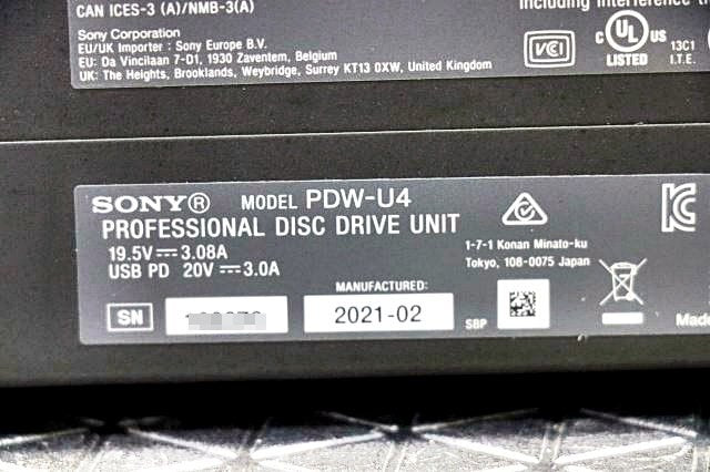 SONY PDW-U4 Video Production Equipment with AC Adapter [l1197625995]