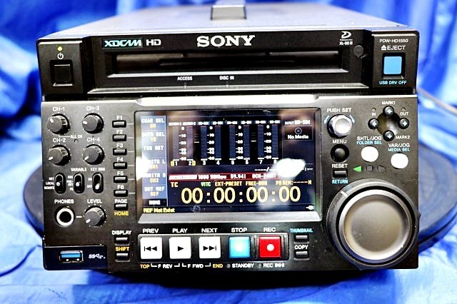 SONY XDCAM HD422 Recorder PDW-HD1550 Professional Disc Recorder [h1198199563]