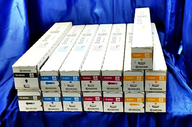 Kyocera TK-8376 Toner Cartridge Set of 15 for TASKalfa 2554ci/3554ci - Black, Cyan, Magenta, Yellow [n1199539827]