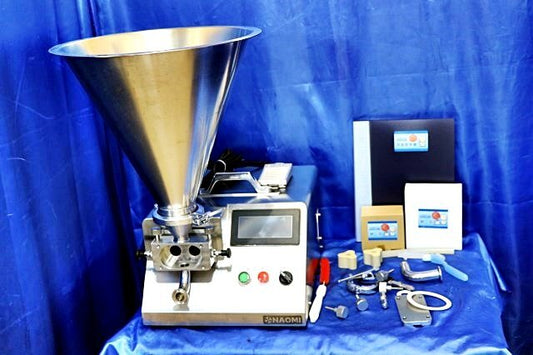 Naomi RD703A Puzzle Filling Machine Tabletop Small Food Factory Instruction Manual Included [v1200016461]