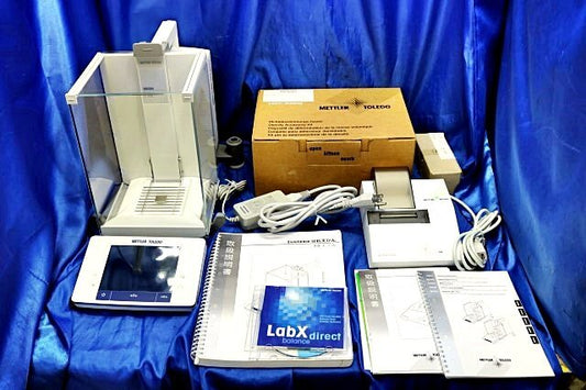 METTLER TOLEDO XS Analytical Balance XSE204V with Printer RS-P42 and Software 220g 0.1mg [b1209186942]