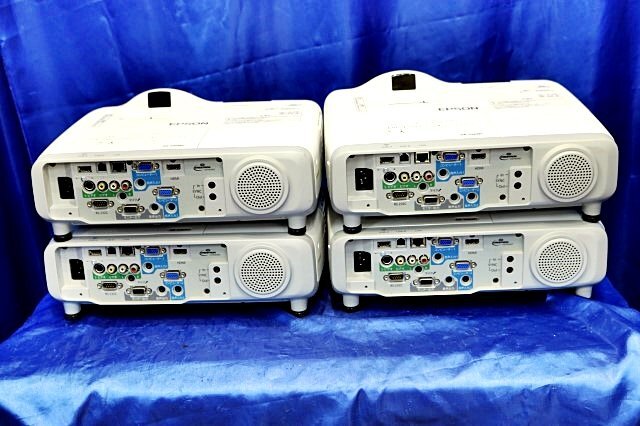 EPSON EB-536WT Projector 4 Units Set with Remote Controls and Easy Interactive Pens [p1212211760]