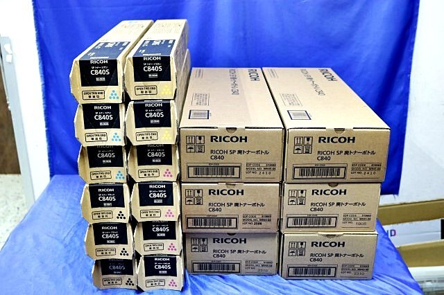 RICOH SP C840S Genuine Toner 12 Pieces Unused Compatible with SP C841 C841a1 C840 C840a1 61556Y [p1212517939]
