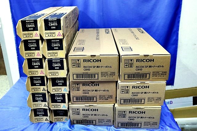 RICOH SP C840S Toner Cartridge 12 Pieces Genuine Compatible Models SP C841 SP C841a1 SP C840 SP C840a1 [g1212526051]