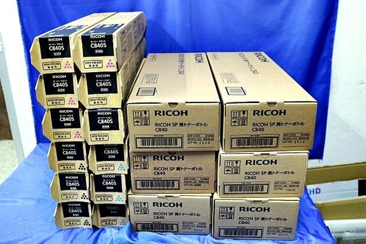 RICOH SP C840S Toner Cartridge 12 Pieces Genuine Compatible Models SP C841 SP C841a1 SP C840 SP C840a1 [g1212526051]
