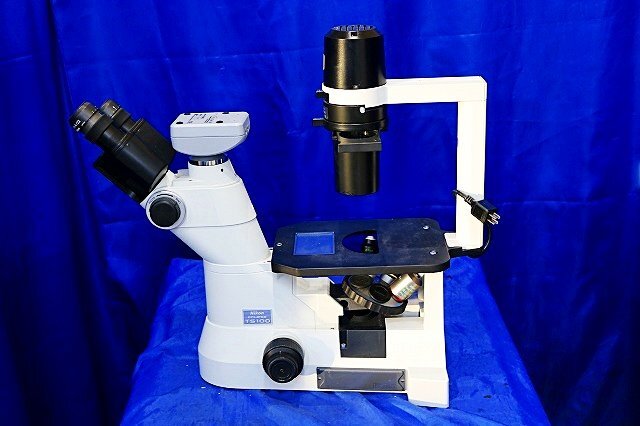 Nikon ECLIPSE TS100 Inverted Microscope with Objective Lens x 3 and Pixelink PL-A642 [t1219522509]
