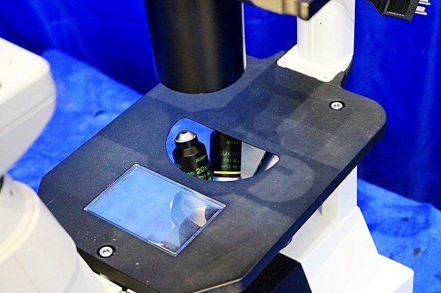 Nikon ECLIPSE TS100 Inverted Microscope with Objective Lens x 3 and Pixelink PL-A642 [t1219522509]