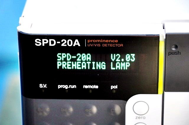 SHIMADZU LC-8A Liquid Chromatograph SPD-20A Detector CBM-20A System Controller FCV-130AL [p1220212459]