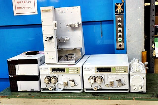 SHIMADZU LC-8A Liquid Chromatograph SPD-20A Detector CBM-20A System Controller FCV-130AL [p1220212459]