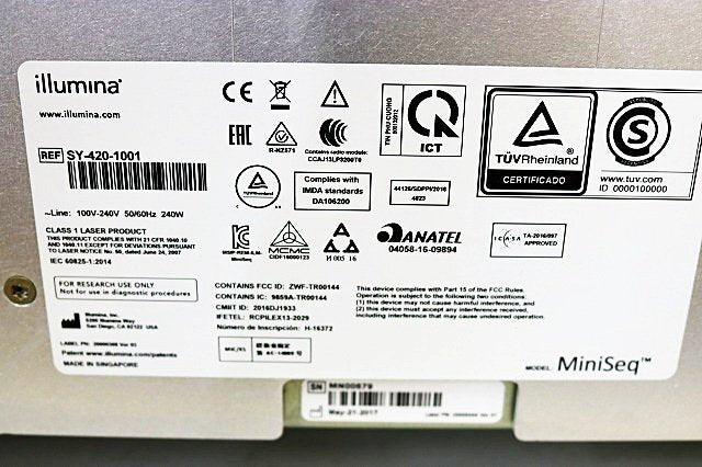 Illumina MiniSeq DNA/RNA Sequencer Environmental Measuring Instruments [j1231163568]