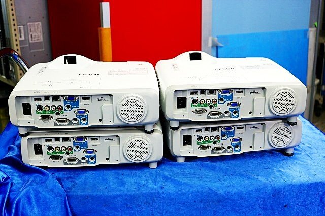 EPSON EB-536WT Projector 4 Units Set with Remote and Cables [g1232809810]