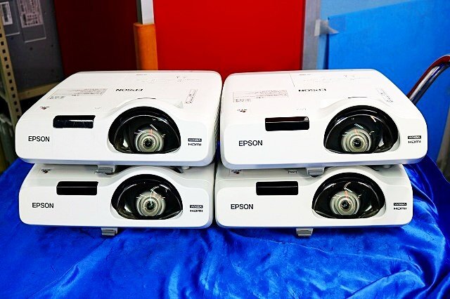 EPSON EB-536WT Projector 4 Units Set with Remote and Cables [g1232809810]