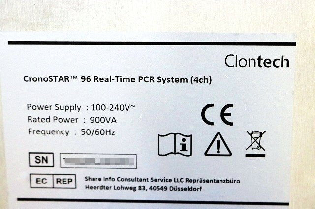 Clontech CronoSTAR 96 Real-Time PCR System 4ch [e1241346333]