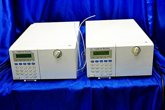 Shimadzu LC-10ADvp Liquid Delivery Unit 2 Units Set HPLC [q1241338710]