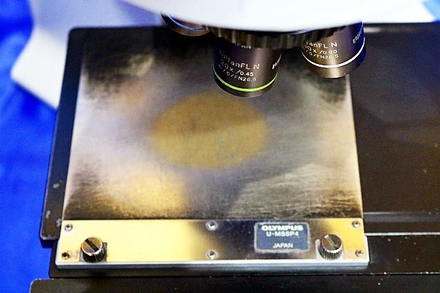 Olympus BX51RF Microscope with 4 Objective Lenses MPlan FL N 5x-50x and DP22 Camera [l1243331627]