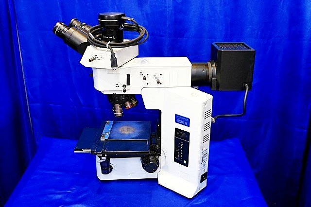 Olympus BX51RF Microscope with 4 Objective Lenses MPlan FL N 5x-50x and DP22 Camera [l1243331627]