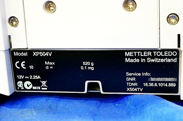 Mettler Toledo XP504V Analytical Balance 520g/0.1mg with Printer [s1244824439]