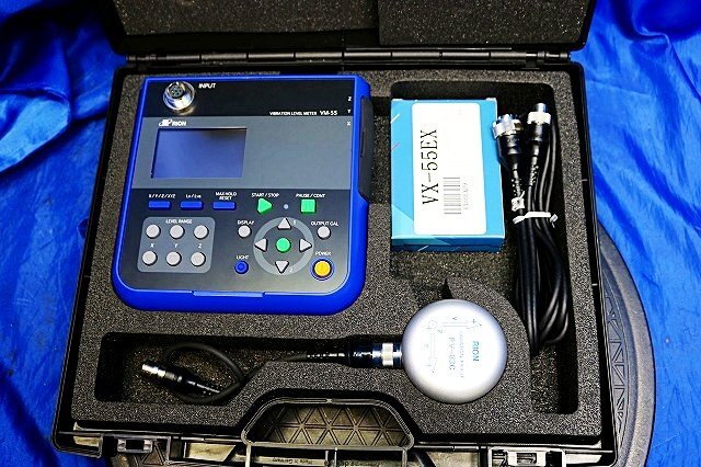 Rion VM-55 Vibration Meter 3-Direction Measurement with Hard Case [f1245759156]