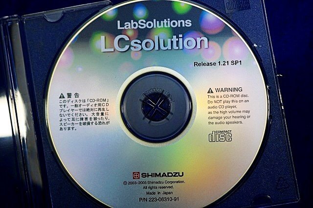 Shimadzu LCsolution Ver.1.21 SP1 Software Package with USB Dongle and Manual [g1246811094]