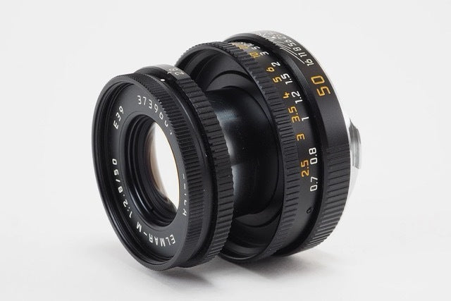 LEICA ELMAR-M 50mm f/2.8 Black Retractable Lens [w1192469150]