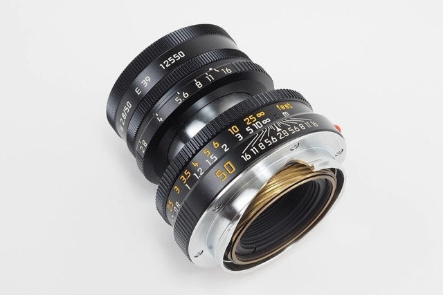 LEICA ELMAR-M 50mm f/2.8 Black Retractable Lens [w1192469150]