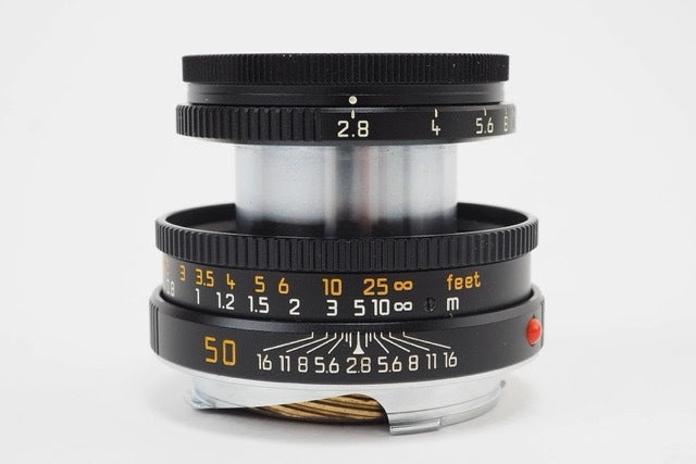 LEICA ELMAR-M 50mm f/2.8 Black Retractable Lens [w1192469150]