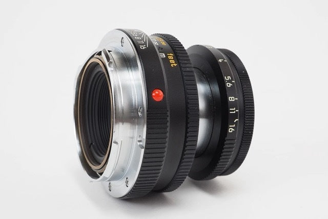 LEICA ELMAR-M 50mm f/2.8 Black Retractable Lens [w1192469150]
