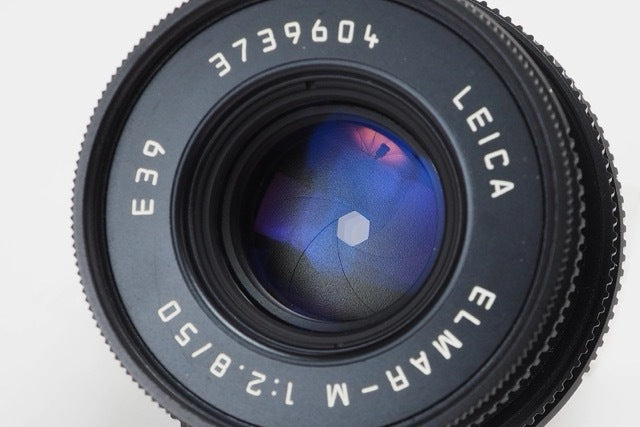 LEICA ELMAR-M 50mm f/2.8 Black Retractable Lens [w1192469150]