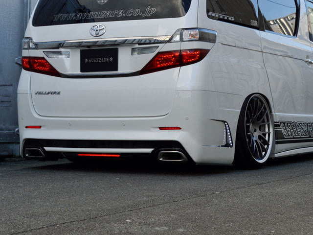 Avanzare Vellfire Rear Bumper Spoiler Aero with LED Low Mount Premium Edition [e221772096]