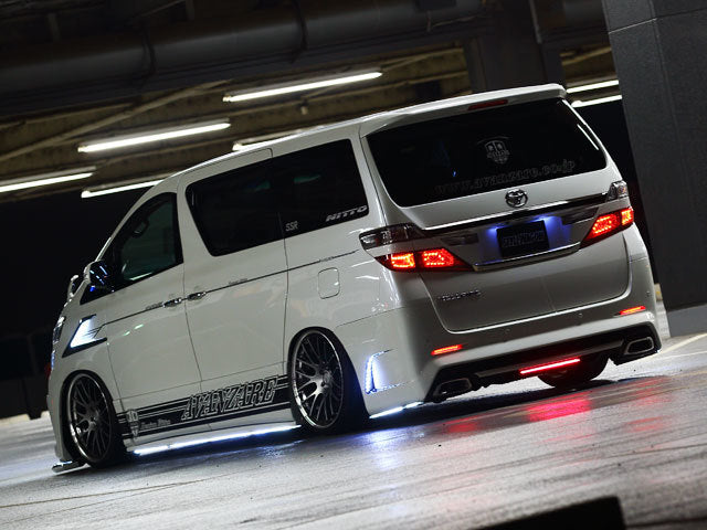 AVANZARE Vellfire Aero 2-Piece Set Front Bumper Spoiler & Under Diffuser Premium Edition [h197127800]