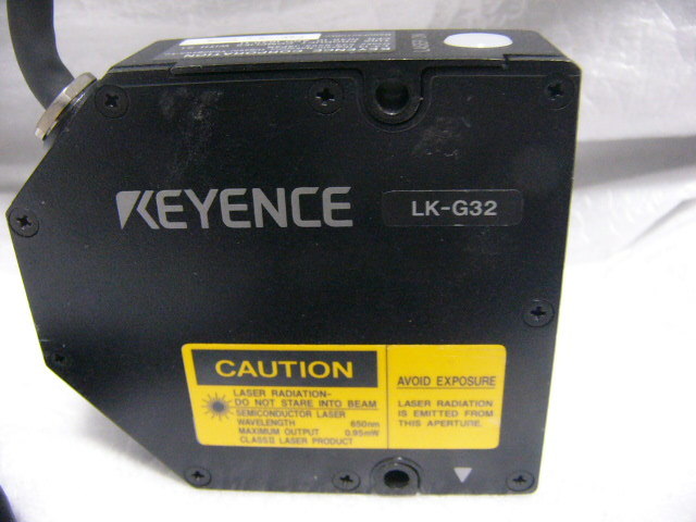 Keyence LK-G32 CCD Laser Displacement Sensor Head 0.05μm with Multiple Units [s660737030]