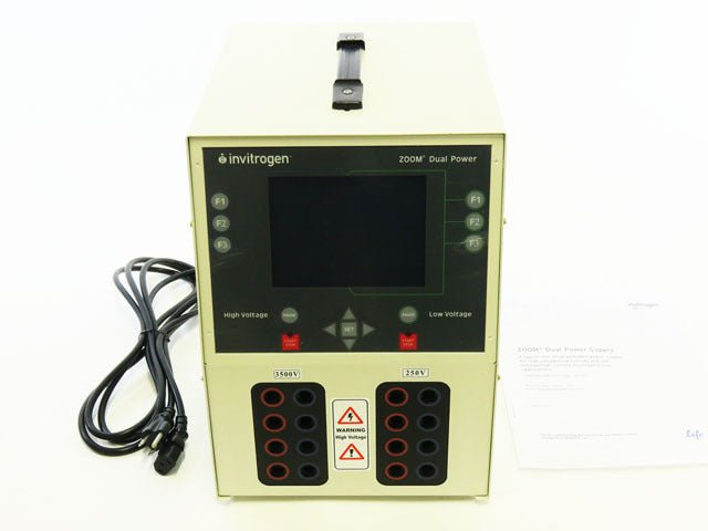 Invitrogen ZOOM Dual Power ZP10001 Electrophoresis Power Supply 3500V 800mA 200W [g1051862507]